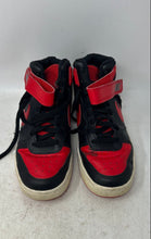 Load image into Gallery viewer, Nike Boys Court Borough Mid 2 Black Red Lace-Up Sneakers Shoes Size 6.5Y