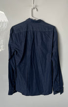 Load image into Gallery viewer, Hugo Boss Mens Blue Cotton Long Sleeve Slim Fit Collared Button-Up Shirt Size M
