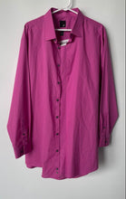 Load image into Gallery viewer, J. Ferrar Mens Pink Long Sleeve Slim Fit Dress Shirt Size XXL 18-18.5 34/35