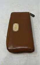 Load image into Gallery viewer, Michael Kors Womens Brown Leather Jet Set Travel Continental Zip-Around Wallet