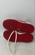 Load image into Gallery viewer, Nike Mens Dunk Low DD1391-600 Red White Leather Lace-Up Sneakers Shoes Size 7.5
