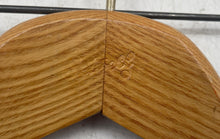 Load image into Gallery viewer, Lot Of 2 Pcs Setwell Beige Silver-Tone Wooden Clothes Hangers