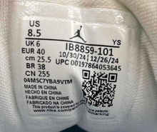 Load image into Gallery viewer, Authentic Nike Womens Air Jordan 1 Low White Brown Sneakers Shoes Size 8.5