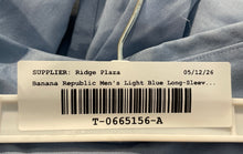 Load image into Gallery viewer, Banana Republic Mens Light Blue Long Sleeve Dress Shirt Size Large