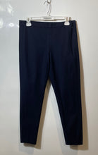 Load image into Gallery viewer, Banana Republic Womens Blue Pull On Straight Leg Flat Front Ankle Pants Size 10