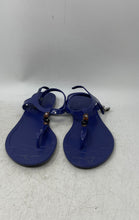 Load image into Gallery viewer, Coach Womens Piccadilly A6307 Blue Jelly Flat Thong Sandals Size US 8B EU 39