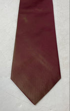 Load image into Gallery viewer, Angelino Mens Burgundy Silk Adjustable Keeper Loop Pointed Tie