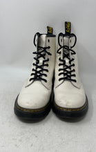 Load image into Gallery viewer, Dr. Martens Unisex Zavala White Leather Lace-Up Ankle Combat Boots Size M 7 W 8