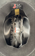 Load image into Gallery viewer, Justin By Milano Mens Black Wide Brim Western Cowboy Hat One Size Fits All