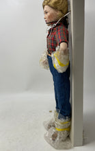 Load image into Gallery viewer, Danbury Mint Prom Dress Plaid Shirt Jeans Extra White Dress Porcelain Doll