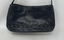 Load image into Gallery viewer, Jones New York Womens Black Leather Adjustable Strap Shoulder Crossbody Bag