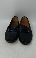 Load image into Gallery viewer, Hugo Boss Mens Black Leather Moc Toe Slip-On Driving Loafer Shoes Size 8