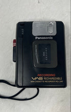 Load image into Gallery viewer, Panasonic RQ-L349 Black Mini Cassette Tape Player & Recorder Not Tested