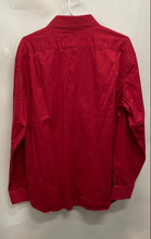 Load image into Gallery viewer, Tommy Hilfiger Mens Red Cotton Spread Collar Long Sleeve Dress Shirt Size 16 1/2
