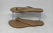 Load image into Gallery viewer, G By Guess Womens Tan Open Toe Slip-On Flat Flip Flop Sandals Size 7.5M