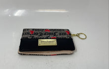 Load image into Gallery viewer, Juicy Couture Womens Black Gray Signature Print Inner Pocket Bifold Wallet