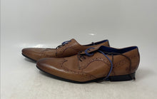 Load image into Gallery viewer, Ted Baker Mens Ollivur Brown Leather Elegant Brogue Dress Shoes Size 9.5