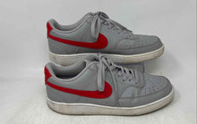 Load image into Gallery viewer, Nike Mens Court Vision Low Next Nature Gray White Red Sneakers Shoes Size 10
