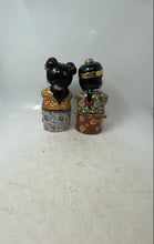 Load image into Gallery viewer, Pair Of Vintage Chinese Boy & Girl Hand Painted Prosperity Ceramic Figurine
