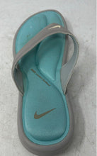 Load image into Gallery viewer, Nike Womens Ultra Comfort Gray Slip-On Flat Flip Flop Sandals Size 9