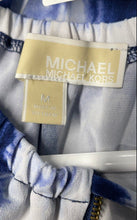 Load image into Gallery viewer, Michael Kors Womens Multicolor Tie-Dye Sleeveless Zip Front Sheath Dress Size M