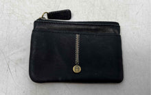 Load image into Gallery viewer, Lululemon Womens Black Leather Zipper ID Window Card Holder Coin Wallet