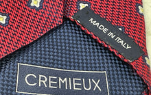 Load image into Gallery viewer, Cremieux Mens Red Geometric Silk Adjustable Formal Pointed Tie One Size