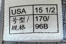 Load image into Gallery viewer, Brooks Brothers Mens Blue White Long Sleeve Dress Shirt Size 15 1/2