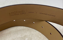 Load image into Gallery viewer, Michael Kors Womens 556000 Pink Leather Studded MK Buckle Adjustable Waist Belt