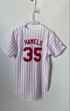 Load image into Gallery viewer, Majestic Mens White Red Pinstripe Philadelphia Phillies Baseball Jersey Size XL