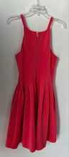 Load image into Gallery viewer, Calvin Klein Womens Coral Sleeveless Square Neck Fit And Flare Dress Size M
