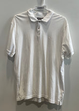 Load image into Gallery viewer, Michael Kors Mens White Cotton Short Sleeve Collared Polo Shirt Size Large