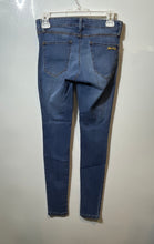 Load image into Gallery viewer, Ginebra Womens Blue Pockets Stretch Skinny Leg Jeans Size 27