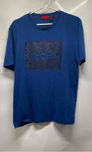 Load image into Gallery viewer, Hugo Boss Mens Blue Graphic Print Short Sleeve Pullover T-Shirt Size Medium