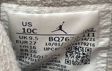 Load image into Gallery viewer, Nike Kids Jordan 4 Retro BQ7670-111 White Black Sneaker Shoes Size 10C No Insole