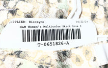 Load image into Gallery viewer, H&M Womens Multicolor Floral Print Side Slit Long Maxi Skirt Size 8