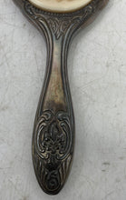 Load image into Gallery viewer, Silver Color Floral Ornate Handle Collectible Handheld Vanity Hair Brush