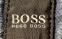Load image into Gallery viewer, Boss Hugo Boss Mens Blue Denim Medium Wash Pockets Straight Leg Jeans Size 38/30