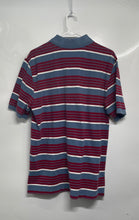 Load image into Gallery viewer, Brook Brothers Mens Multicolor Striped Short Sleeve Collared Polo Shirt Size M