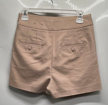 Load image into Gallery viewer, Express Womens Beige Flat Front Side Zip Slash Pockets Chino Shorts Size 2