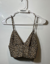 Load image into Gallery viewer, Zara Womens Multicolor Animal Print Spaghetti Straps Cropped Tank Top Size XS