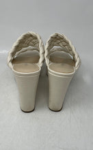 Load image into Gallery viewer, Nine West Womens Nessie White Braided Wedge Platform Sandal Size 7.5M