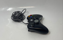 Load image into Gallery viewer, Microsoft Xbox 360 Black Gray Wired Handheld Video Game Controller Not Tested