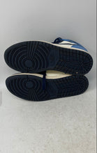 Load image into Gallery viewer, Nike Womens Air Jordan 1 High 555088-010 Blue White Lace-Up Tennis Shoes Size 8