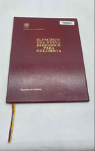 Load image into Gallery viewer, Titled El Pacifico Republic Of Colombia Coat Of Arms Red Hardbound Book