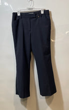 Load image into Gallery viewer, Calvin Klein Womens Blue Flat Front Slash Pockets Straight Leg Dress Pants Sz 8