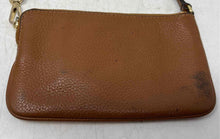 Load image into Gallery viewer, Michael Kors Womens Jet Set Travel Brown Leather Zipper Wristlet Wallet