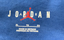 Load image into Gallery viewer, Air Jordan Mens Blue Graphic Print Jumpman Two 18 Pullover T-Shirt Size XL