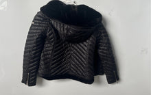 Load image into Gallery viewer, Bomboogie Boys Black Long Sleeve Pockets Full-Zip Hooded Puffer Jacket Size 10