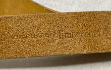 Load image into Gallery viewer, Timberland Mens Mustard Genuine Leather Buckle Adjustable Dress Belt Size 36